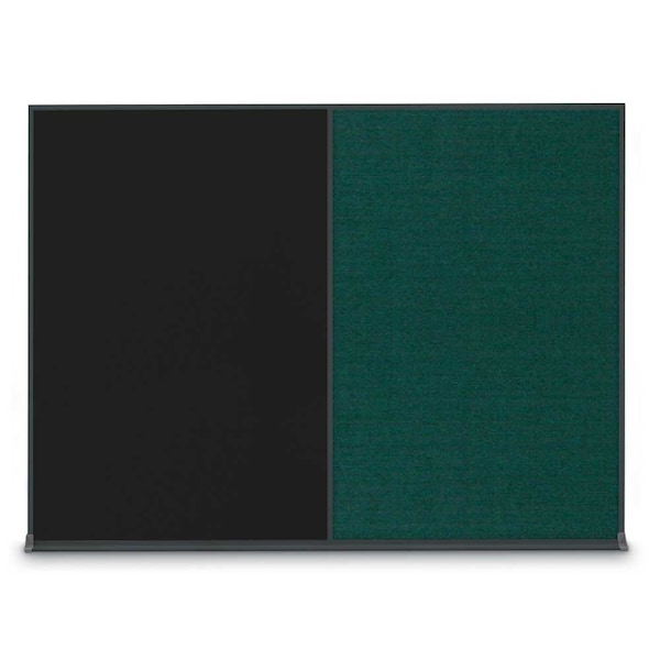Double Door Radius Plus Corkboard, 48"X